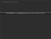 Tablet Screenshot of blogdosperrusi.com